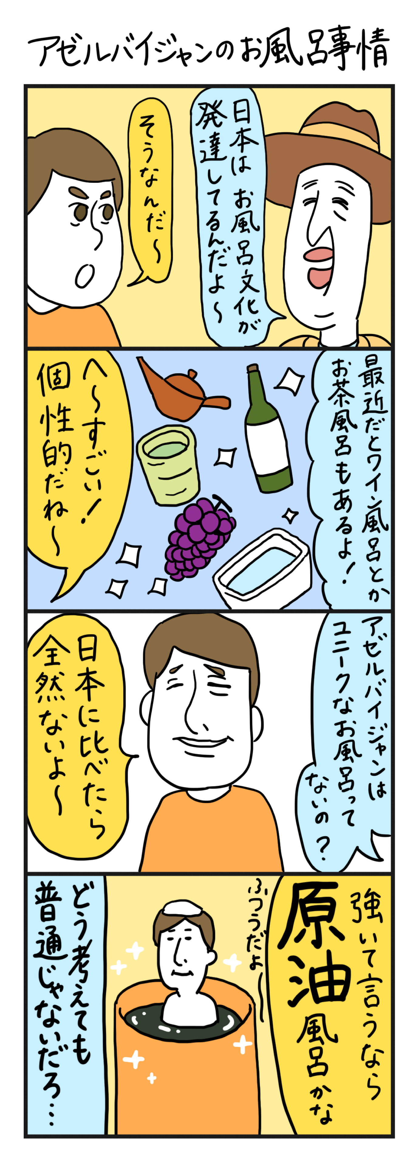 アゼルバイジャンのお風呂事情